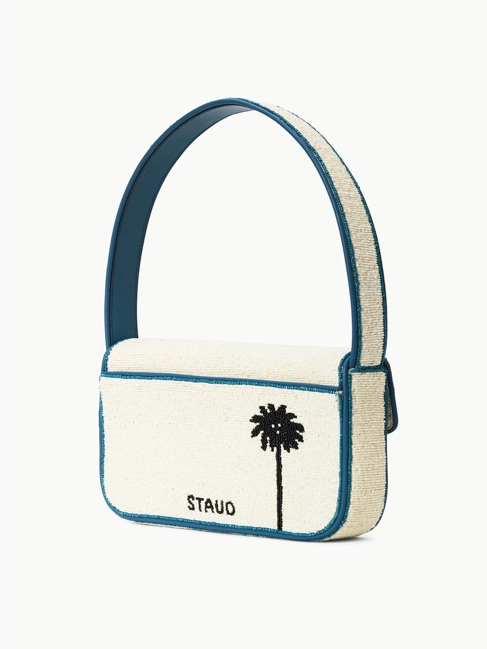 STAUD BEADED TOMMY BAG LA LOS ANGELES - Picture 5 of 7